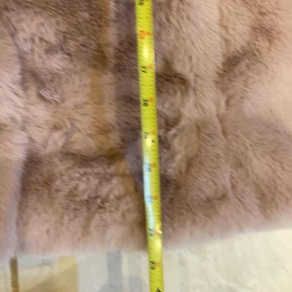 INC International Concepts Faux Fur Pink Jacket M - Picture 5 of 10